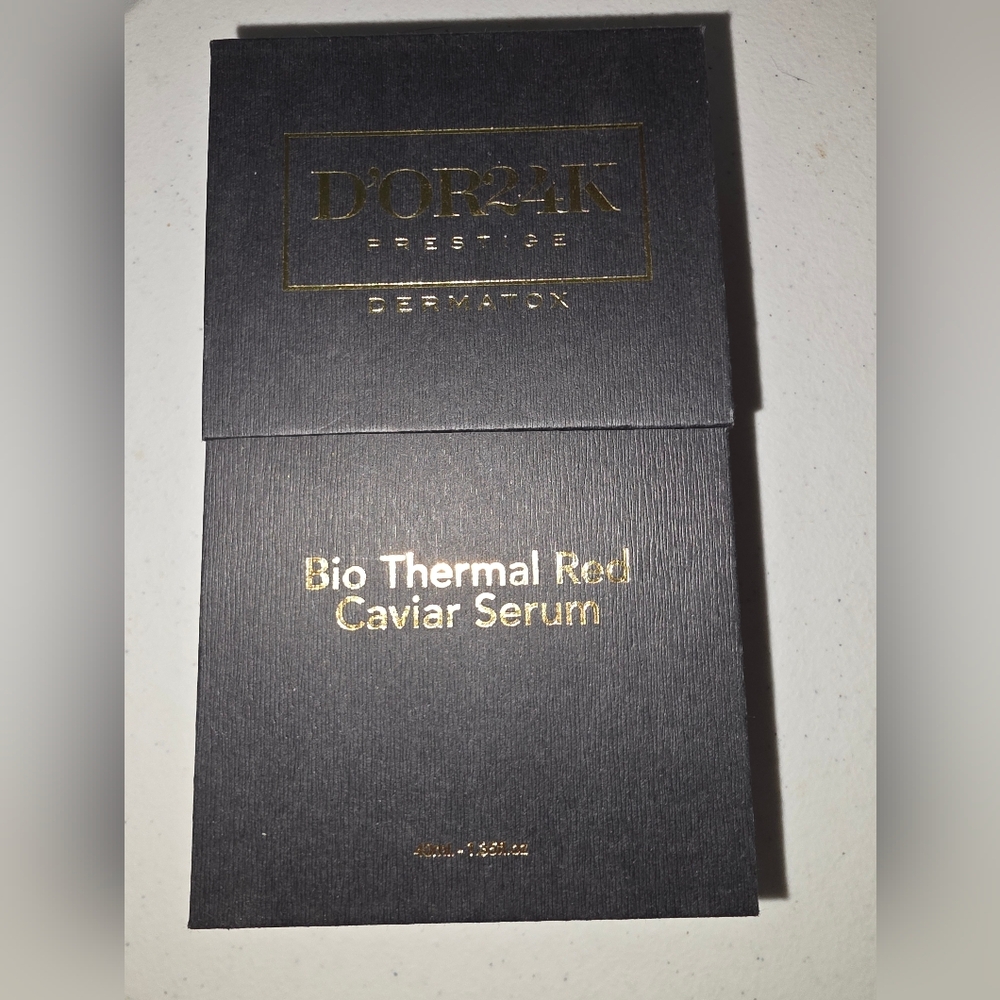 D'orak Bio Thermal Red Caviar Serum - Black and Gold